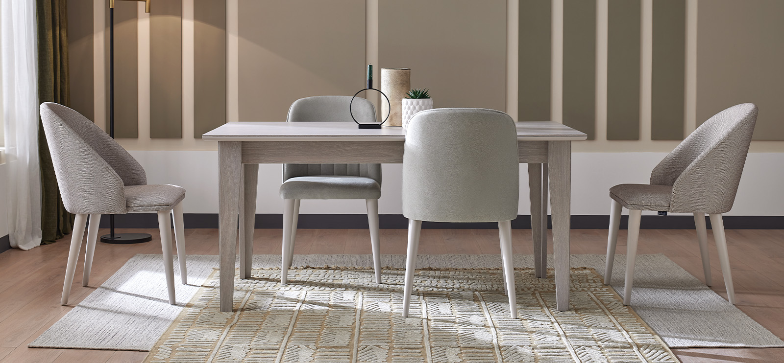 BASEL Unique Piece Supported by Modern Lines... Basel Dining Room