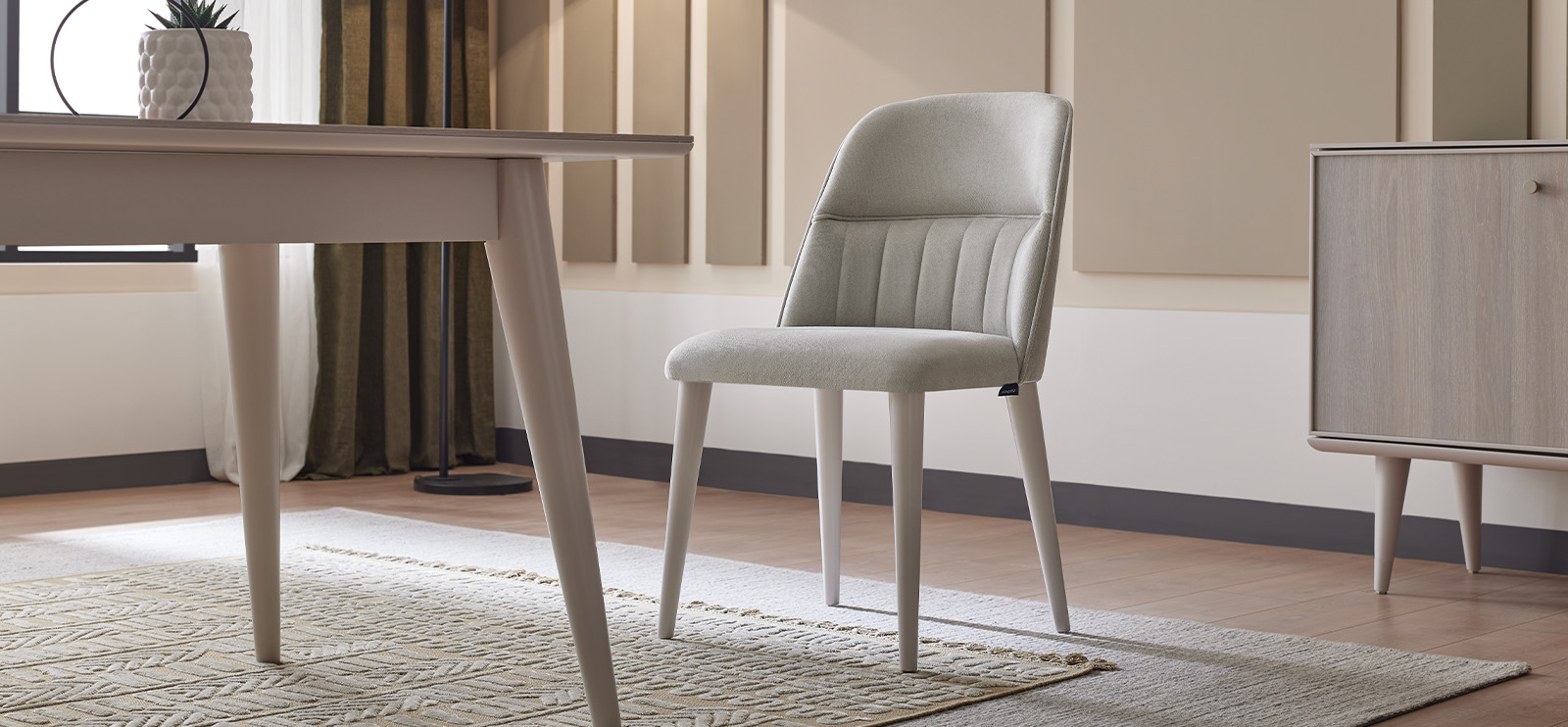 BASEL Unique Piece Supported by Modern Lines... Basel Dining Room