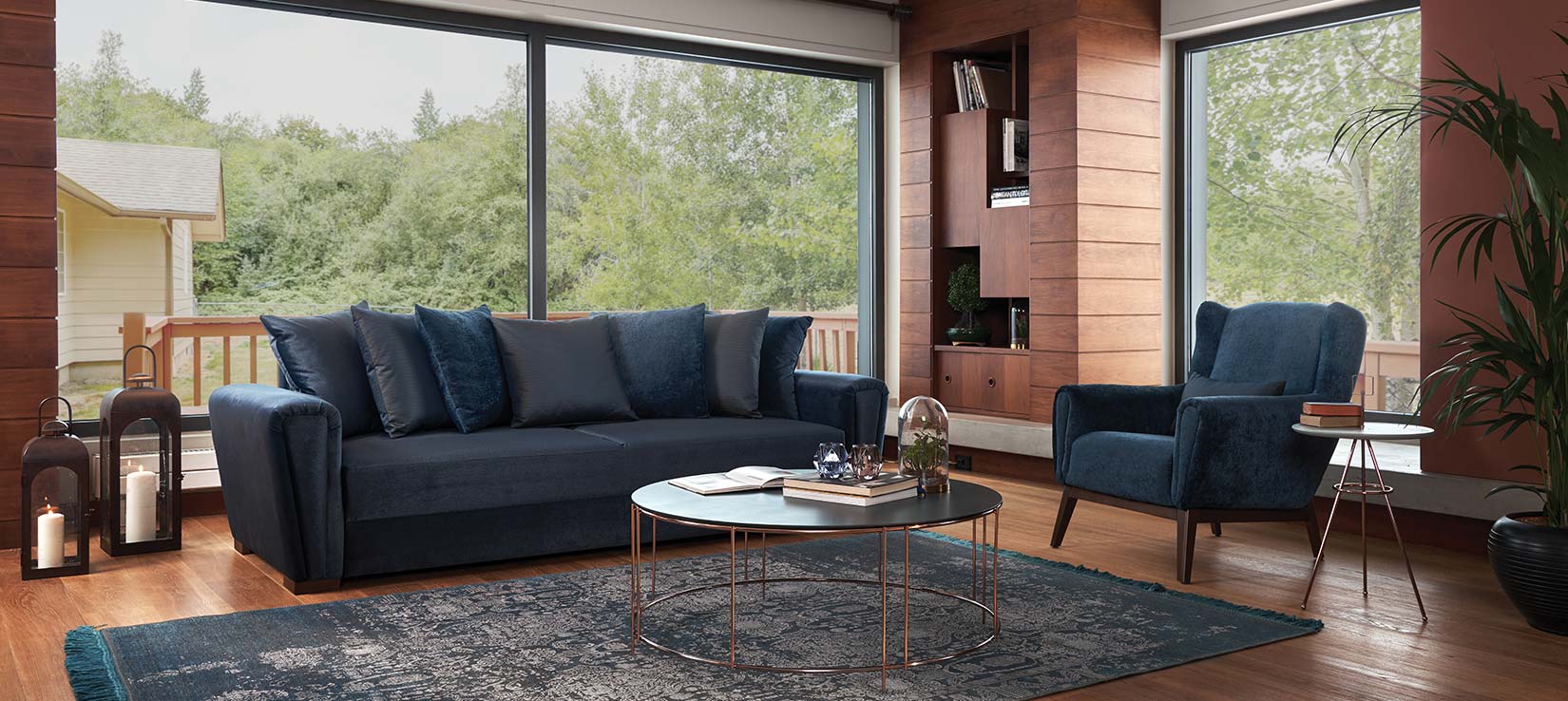 BRERA DHOMË NDEJE Harmoni Perfekte e Funksionit dhe Estetikës…Brera Dhomë Ndeje