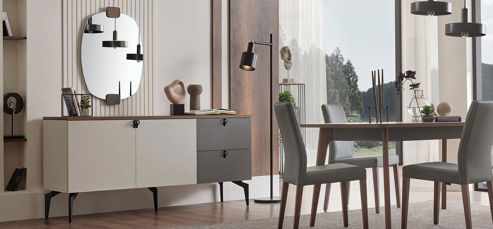 CORDELL Genç ve Çağdaş Çizgiler…Cordell Yemek Odası