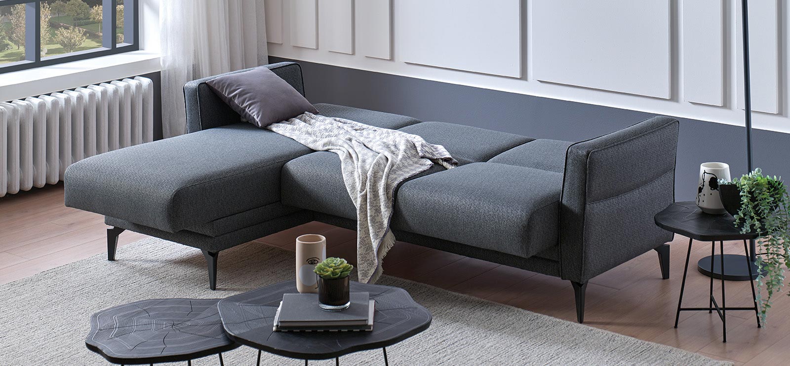 FORTE Contemporary Living Comfort...Forte Corner Sofa Set