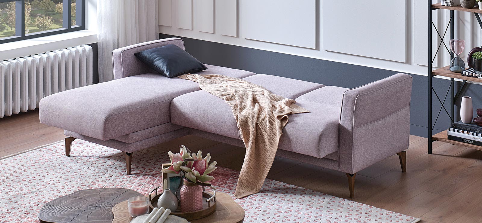 FORTE Contemporary Living Comfort...Forte Corner Sofa Set