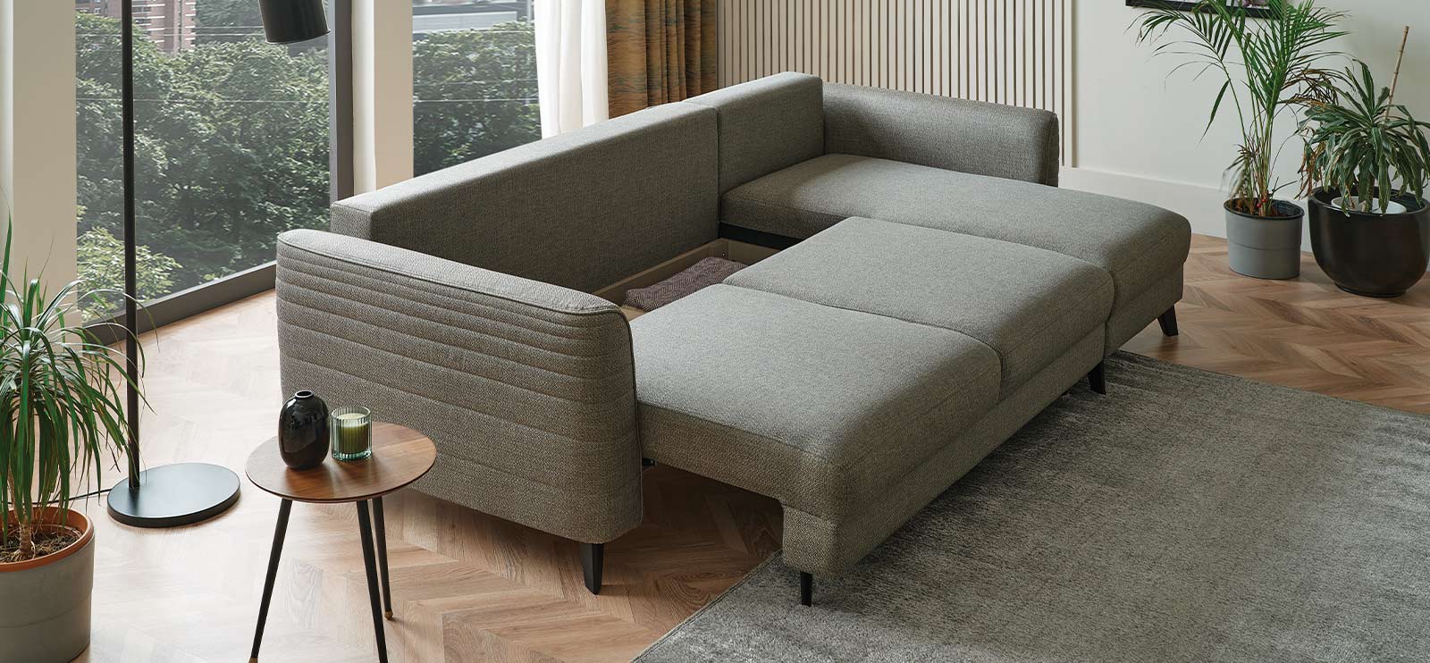 GRACE VERSATILE MODERN COMFORT…Grace Corner Sofa Set