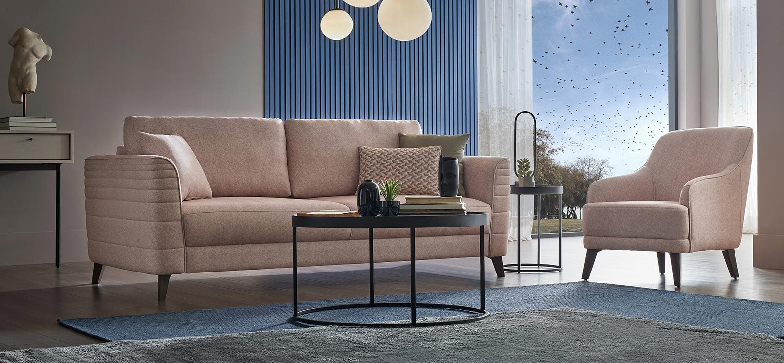 GRACE Center of Modern Comfort...Grace Living Room