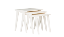 White Nesting Table