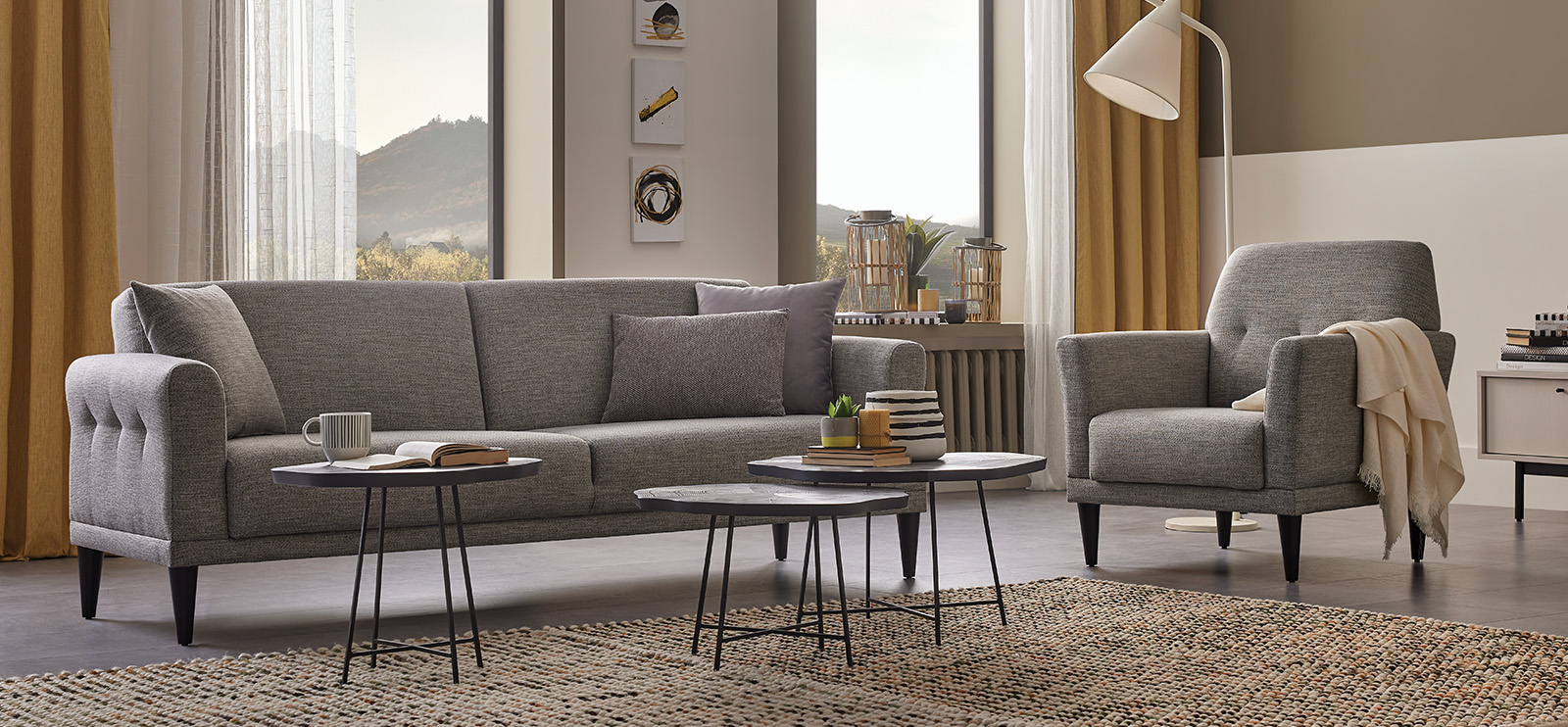 LORETO Modern and Functional Comfort…Loreto Living Room