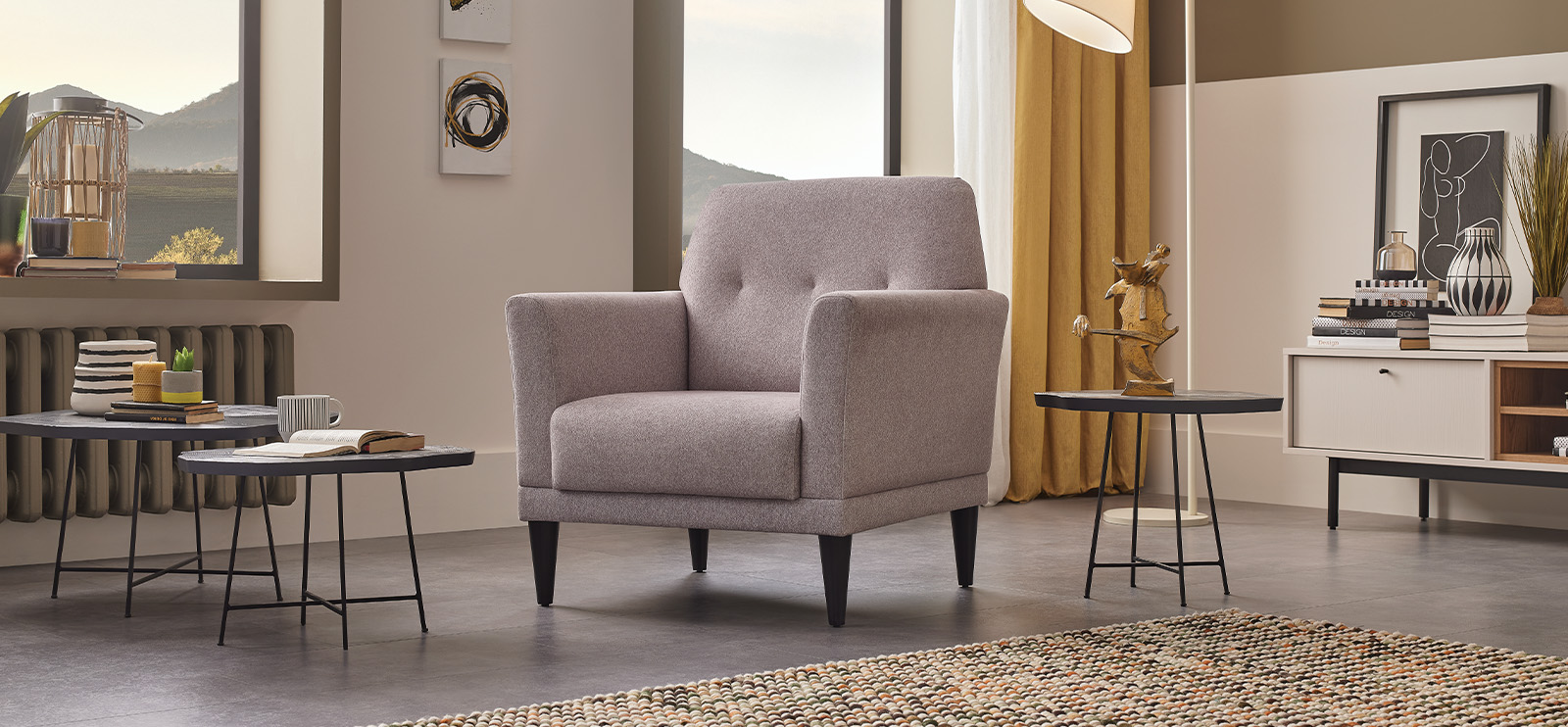 LORETO Modern and Functional Comfort…Loreto Living Room