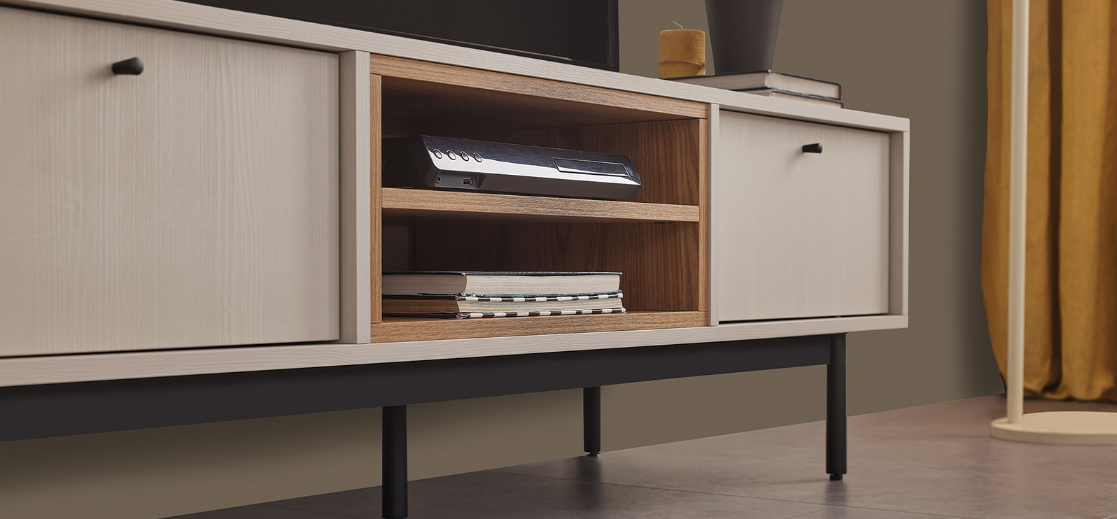 LORETO Modular Aesthetics with Stylish Details… Loreto TV Unit