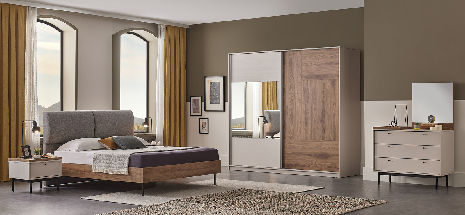 LORETO Contemporary Installation which Stands Out with Its Naturality…Loreto Bedroom