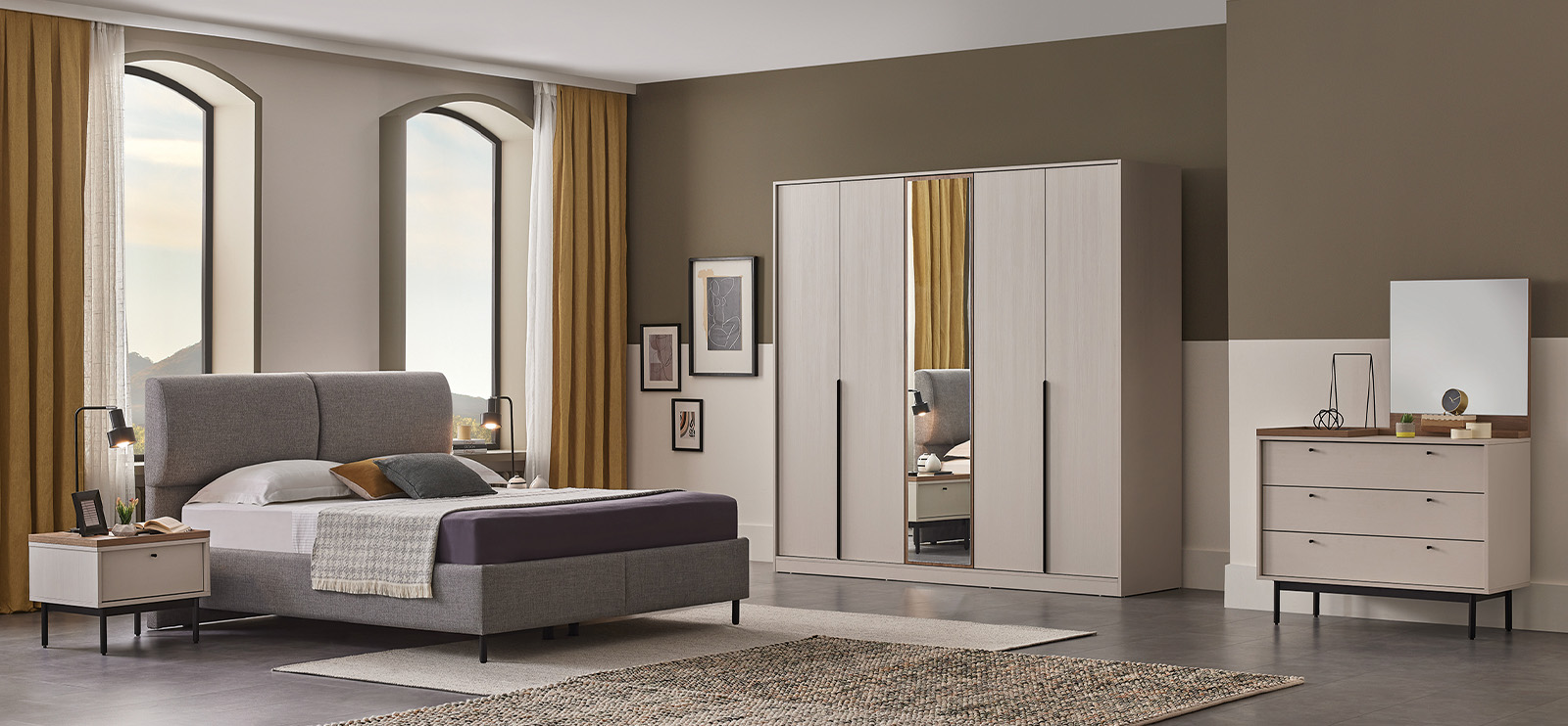 LORETO Contemporary Installation which Stands Out with Its Naturality…Loreto Bedroom