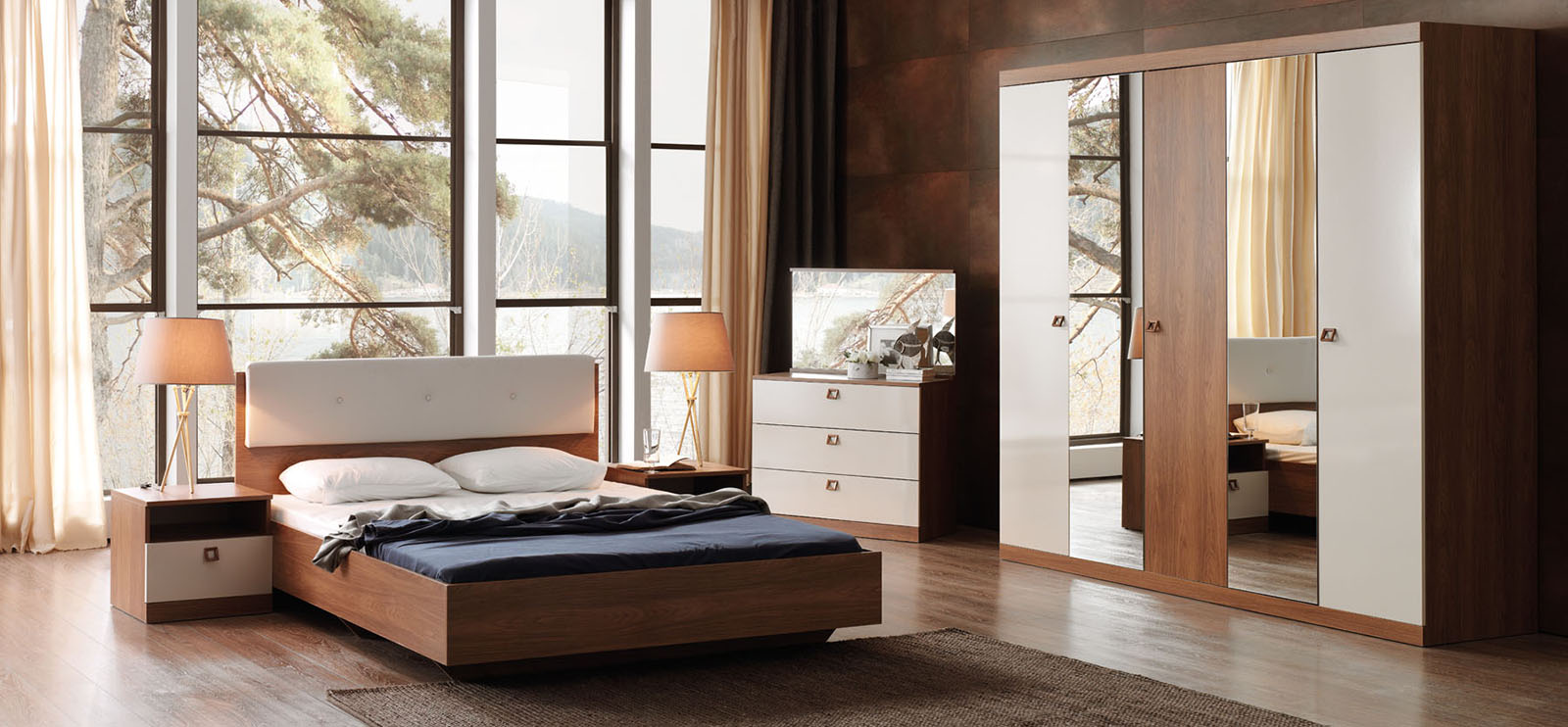 MISTRAL YATAK ODALARI Farklı kombinasyonlara olanak tanıyan Mistral Yatak Odası.