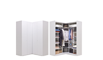 Corner Wardrobe with Folding Doors