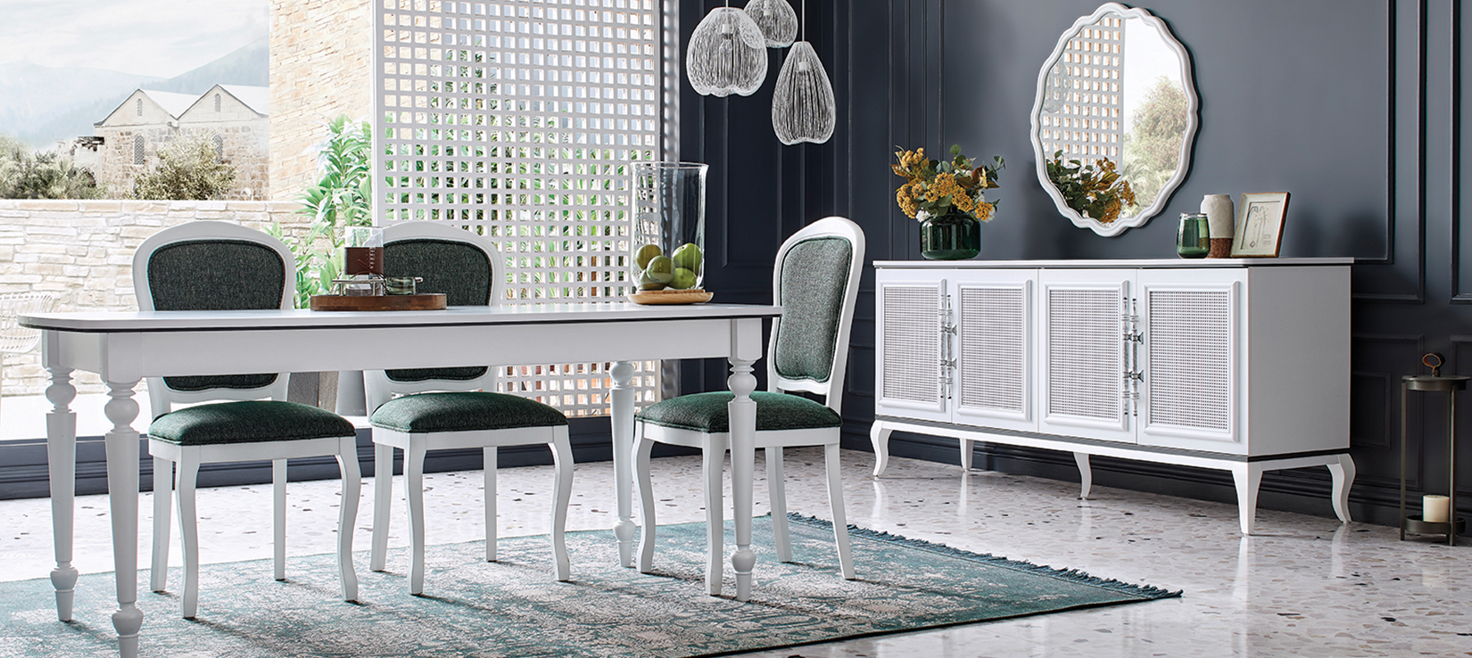 RATTAN Özgürlüğe davet eden çizgiler…Rattan Yemek odası