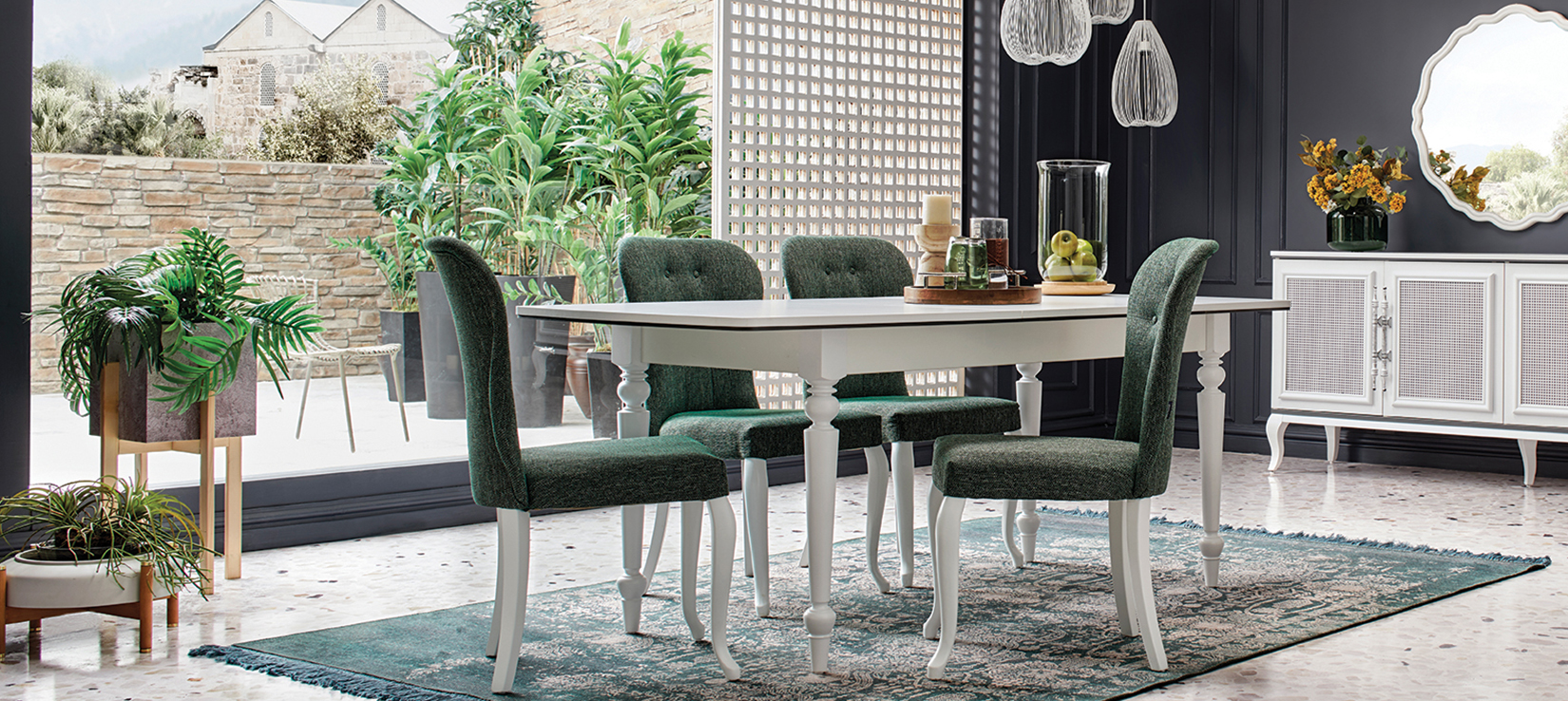 RATTAN Özgürlüğe davet eden çizgiler…Rattan Yemek odası