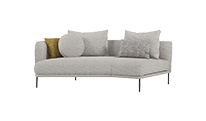 Angled 2-piece Module With Single Armrest (right/left) - L4