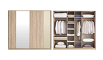 Wardrobe with Sliding Doors (240 cm)