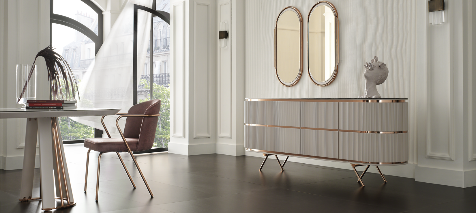 VIENNA Romantizmin Lüks Dokunuşları… Vienna Yemek Odası